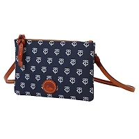 Dooney & Bourke Minnesota Twins Sac à main à bandoulière avec fermeture éclair sur le dessus