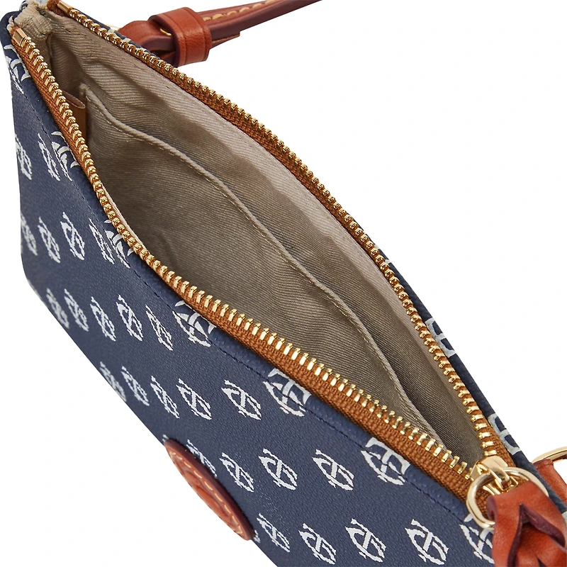 Dooney & Bourke Minnesota Twins Sac à main à bandoulière avec fermeture éclair sur le dessus