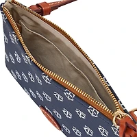 Dooney & Bourke Minnesota Twins Sac à main à bandoulière avec fermeture éclair sur le dessus
