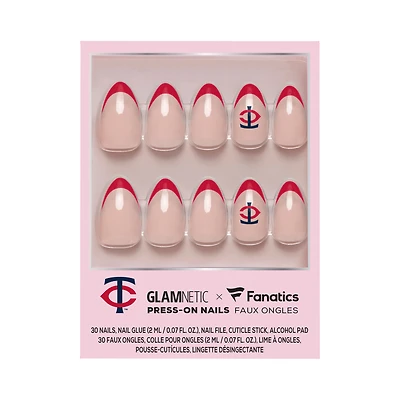 Kit de manucure Glamnetic x Fanatics Minnesota Twins