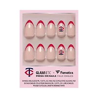 Kit de manucure Glamnetic x Fanatics Minnesota Twins