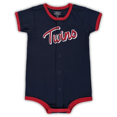 Barboteuse Power Hitter des Minnesota Twins bleu marine pour bébé