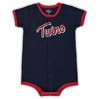 Barboteuse Power Hitter des Minnesota Twins bleu marine pour bébé