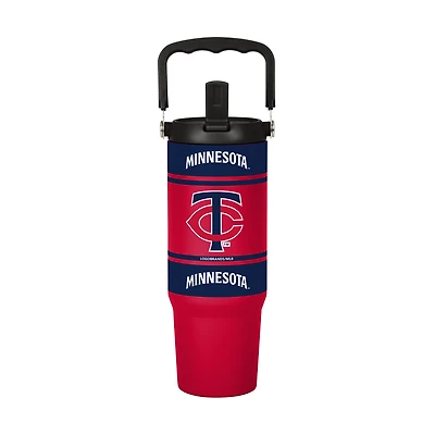 Logo Brands Minnesota Twins 30oz. Colorblock 2.0 Top Handle Tumbler
