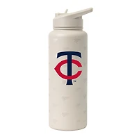 Bouteille isotherme Logo Brands Minnesota Twins Sand Ghost Quencher de 1 litre (34 oz).