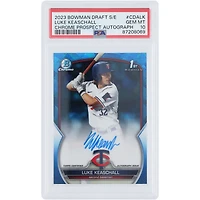 Luke Keaschall Minnesota Twins Autographed 2023 Bowman Chrome Sapphire 1st Bowman #CDA-LK #152/199 PSA Authenticated 10 Card