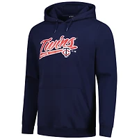 Sweat à capuche en polaire bleu marine Podium des Twins du Minnesota Levelwear pour homme