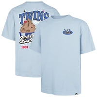 T-shirt bleu clair « 47 » pour homme, édition limitée, des Twins du Minnesota, le glacier
