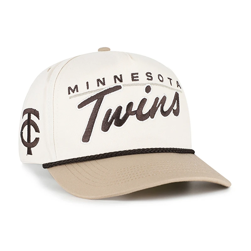 Casquette homme '47 Natural/Beige Minnesota Twins Neutral Terrain Hitch Rope réglable
