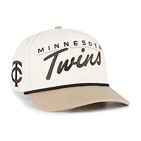 Casquette homme '47 Natural/Beige Minnesota Twins Neutral Terrain Hitch Rope réglable