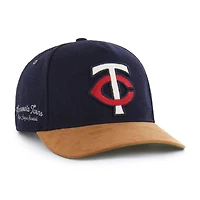 Men's '47  Navy Minnesota Twins Gold Age Hitch Adjustable Hat