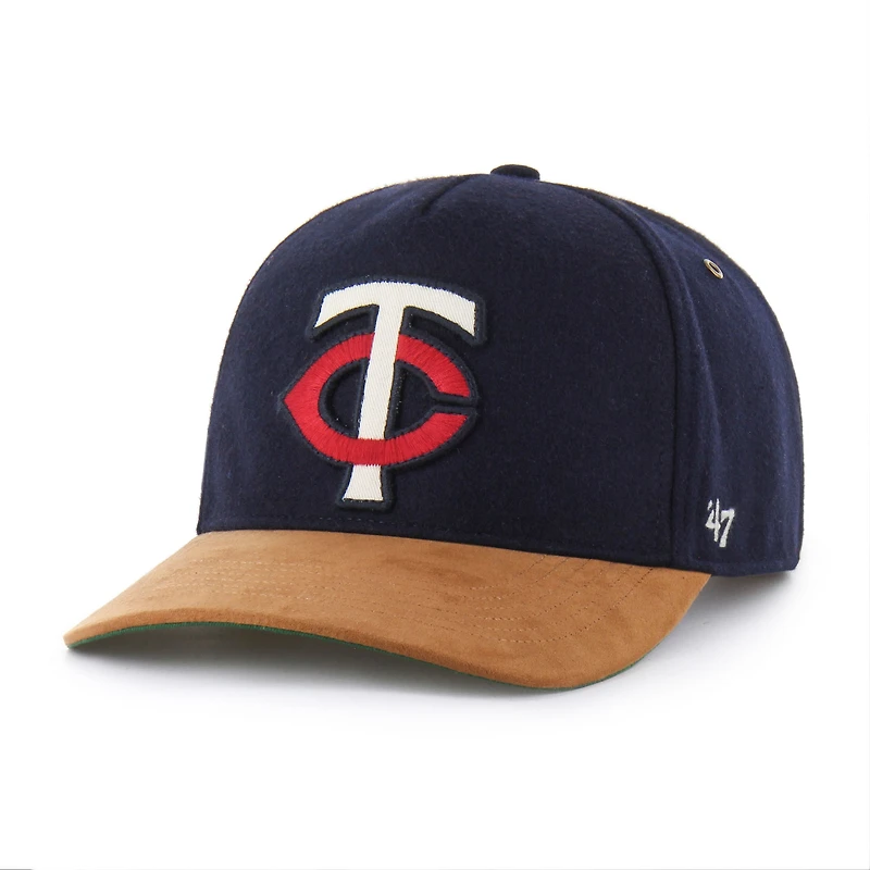 Men's '47  Navy Minnesota Twins Gold Age Hitch Adjustable Hat