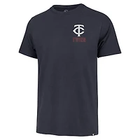 Men's '47 Navy Minnesota Twins Hang Back Franklin T-Shirt
