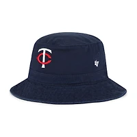 Chapeau bob bleu marine avec logo principal des Twins du Minnesota '47 pour homme