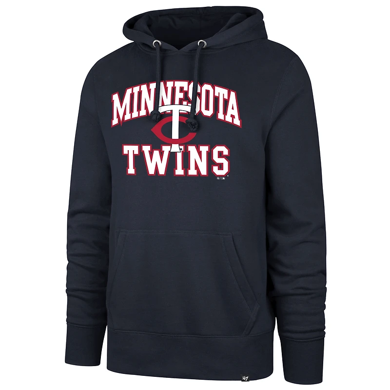Sweat à capuche bleu marine '47 Minnesota Twins Velocity Headline pour homme