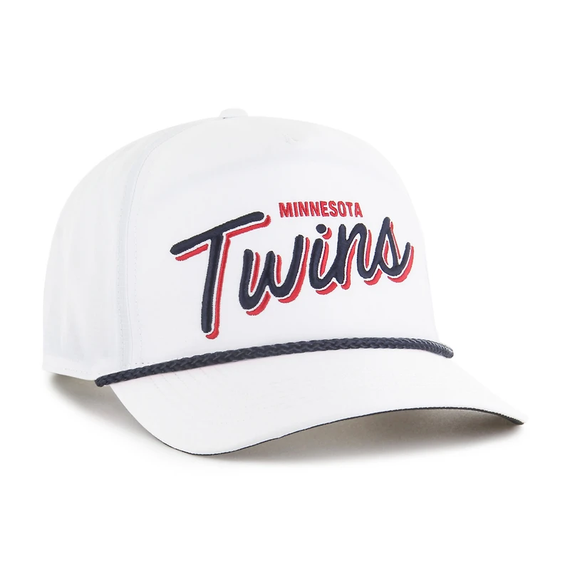 Men's '47  White Minnesota Twins Brrr Fairway Hitch Adjustable Hat