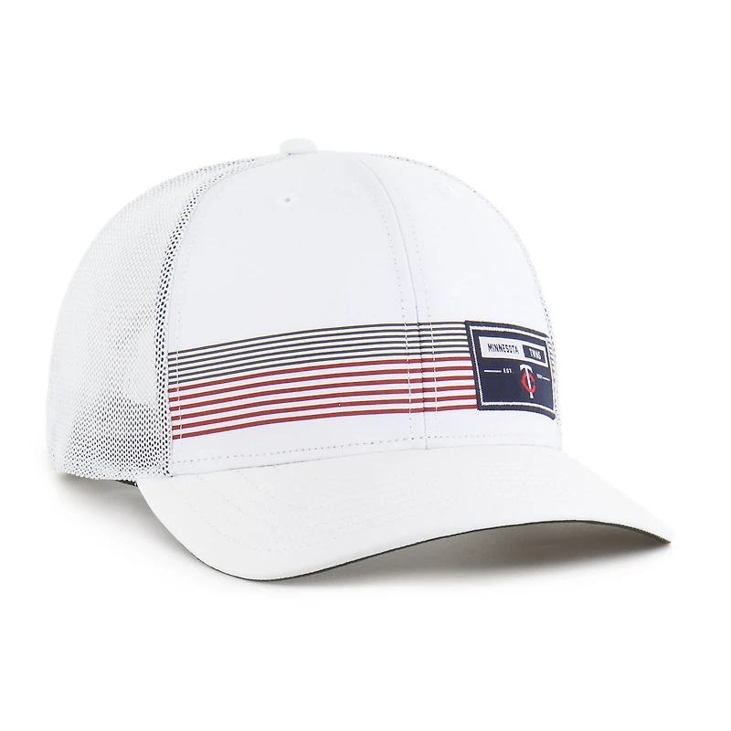 Men's '47 White Minnesota Twins Rangefinder brrr Trucker Adjustable Hat