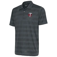 Polo Antigua Charcoal Minnesota Twins Compass pour homme