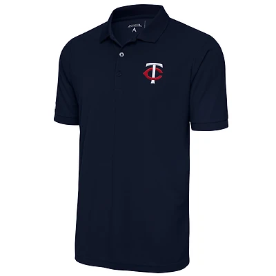 Men's Antigua  Navy Minnesota Twins Legacy Pique Polo