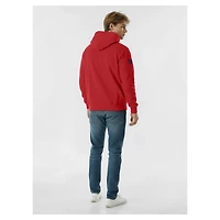Sweat à capuche Champion rouge Minnesota Twins en chenille tissée inversée pour homme