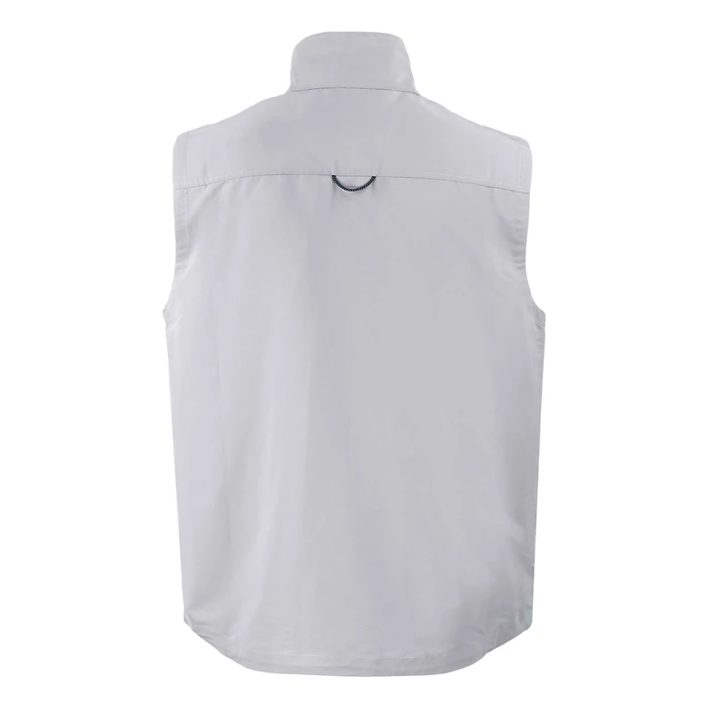 Gilet zippé écologique pour homme, gris, de la collection Cutter & Buck des Minnesota Twins, grande taille