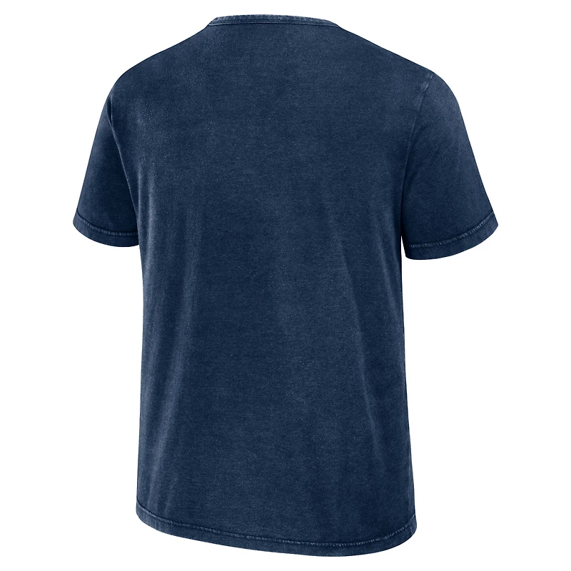 T-shirt délavé pour homme de la collection Darius Rucker Fanatics, bleu marine, des Twins du Minnesota, Cooperstown