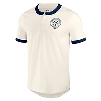 T-shirt Henley Raglan blanc pour homme de la collection Darius Rucker Fanatics des Minnesota Twins