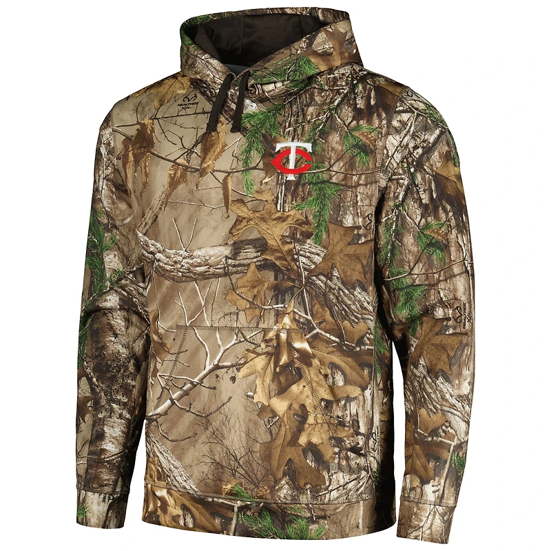Men's Dunbrooke Camo Minnesota Twins Champion Realtree Pullover Hoodie