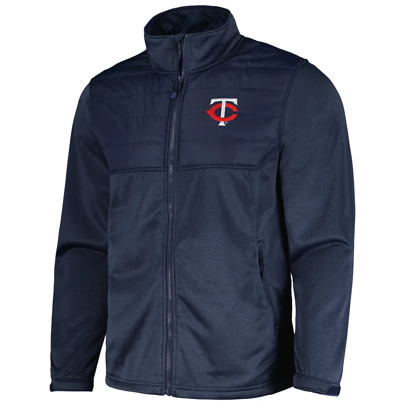 Men's Dunbrooke  Heather Navy Minnesota Twins Explorer Full-Zip Jacket