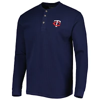 T-shirt à manches longues Dunbrooke Minnesota Twins Navy Maverick pour homme