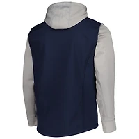 Veste zippée intégrale Dunbrooke bleu marine/gris chiné Minnesota Twins Alpha pour homme