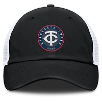 Men's Fanatics Black/White Minnesota Twins Averies Adjustable Hat