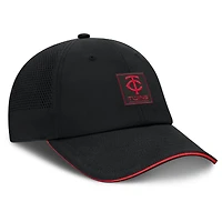 Men's Fanatics Black Minnesota Twins Level Up Driver Adjustable Hat
