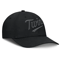 Casquette Overpower Flex noire pour homme des Twins du Minnesota Fanatics