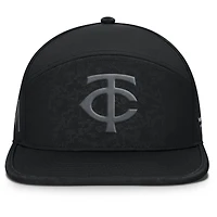 Casquette ajustable Fanatics noire pour homme des Twins du Minnesota Platoon