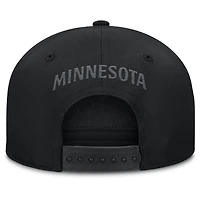Casquette ajustable Fanatics noire pour homme des Twins du Minnesota Platoon