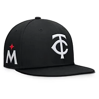 Men's Fanatics Black Minnesota Twins Walk-Off Bullpen Snapback Hat