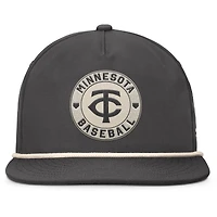 Casquette ajustable pour homme Fanatics anthracite Minnesota Twins Closer