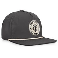 Casquette ajustable pour homme Fanatics anthracite Minnesota Twins Closer