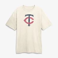 T-shirt Fanatics beige Minnesota Twins Stadium Slub pour homme