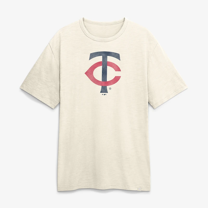 Men's Fanatics Cream Minnesota Twins Stadium Slub T-Shirt