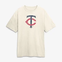 Men's Fanatics Cream Minnesota Twins Stadium Slub T-Shirt