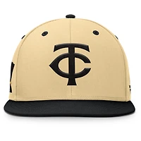 Casquette ajustable Fanatics kaki pour homme, motif Twins du Minnesota Duel