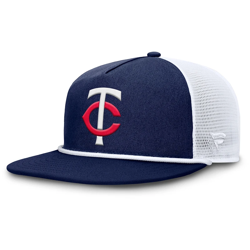 Men's Fanatics Navy/White Minnesota Twins Clubhouse Change Up Snapback Hat