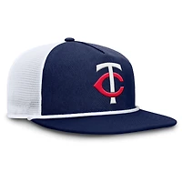 Men's Fanatics Navy/White Minnesota Twins Clubhouse Change Up Snapback Hat
