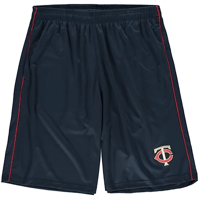 Men's Fanatics Navy Minnesota Twins Big & Tall Mesh Shorts