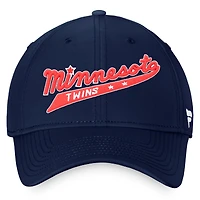 Men's Fanatics Navy Minnesota Twins Cooperstown Core Flex Hat
