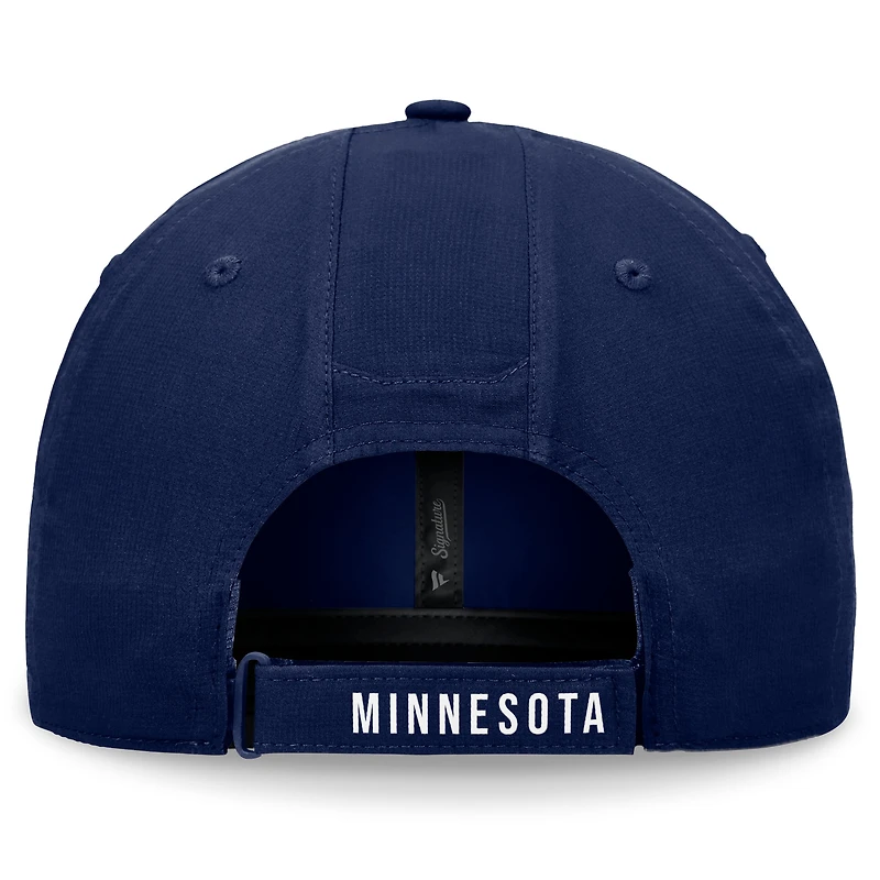 Men's Fanatics Navy Minnesota Twins Front Office Ripstop Unstructured Adjustable Hat
