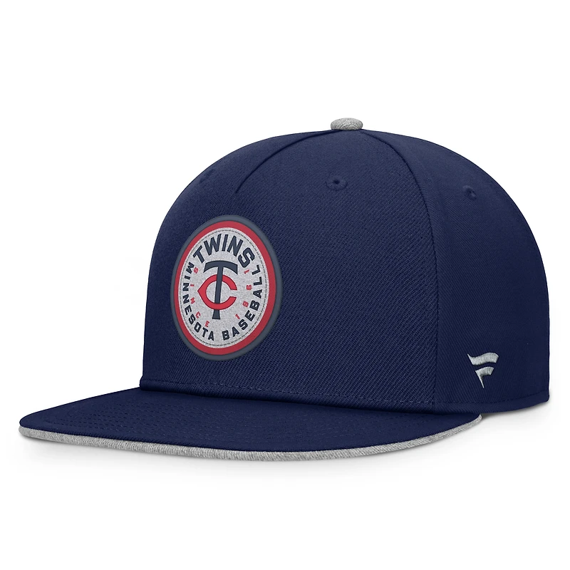 Men's Fanatics Navy Minnesota Twins Velo Snapback Hat