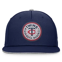 Casquette snapback Velo bleu marine Minnesota Twins pour homme de Fanatics
